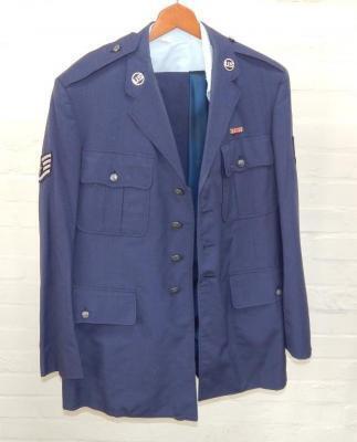 A USAF Staff Sergeants mess dress uniform.