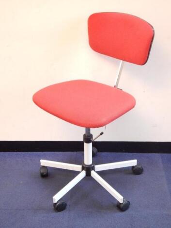 A Rabami Danish late 20thC office swivel chair