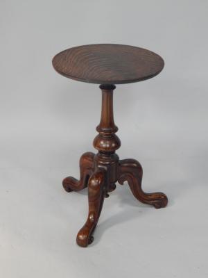 A Victorian oak and faux rosewood occasional table