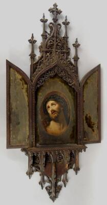 A 19thC Berlin style porcelain plaque