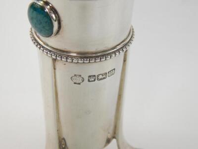 A William Hutton & Sons Ltd silver Art Nouveau vase - 3