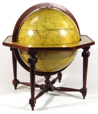 A 20thC terrestrial globe