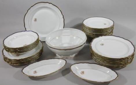 A 20thC Limoges part dessert service