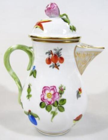 A 20thC Herend porcelain water jug