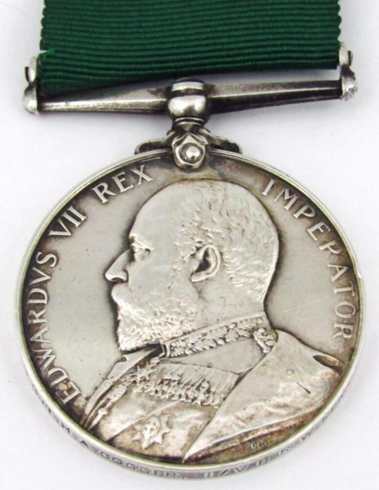 An Edward VII Long Service In The Volunteer Force medal