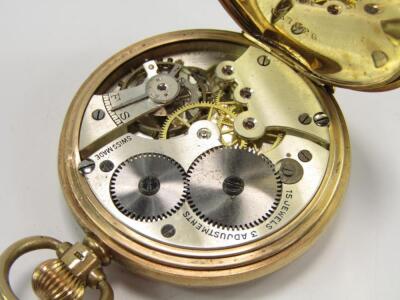 A Dennison 9ct gold cased gentleman's pocket watch - 2