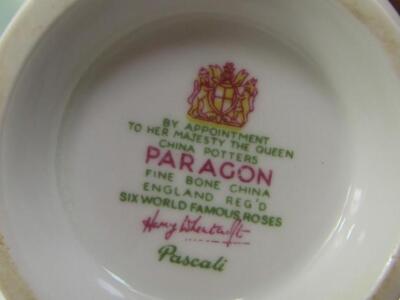 A Paragon porcelain part tea service decorated in the Pascali pattern - 2