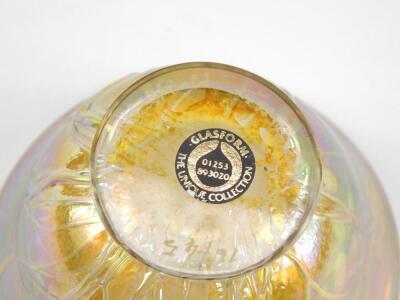 A John Ditchfield yellow iridescent glass bowl - 2