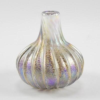 A John Ditchfield iridescent glass vase