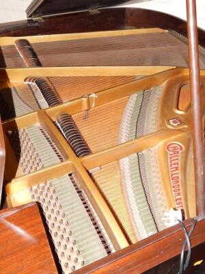 A Challen mahogany cased baby grand piano - 3