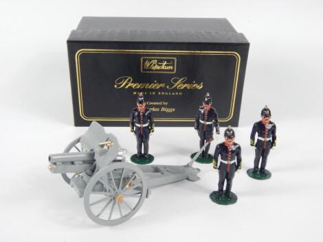 Britains; 4.5 Howitzer with 4-Man Review Order Detachment