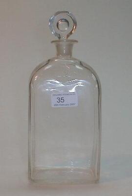 A George III decanter with stopper