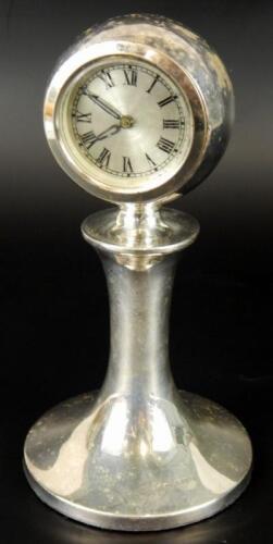 A George V cased silver timepiece