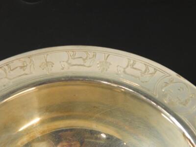 A George V silver dish - 2