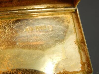 A William IV silver snuff box - 2