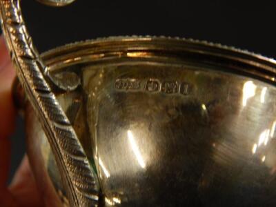 A George V silver five piece tea set - 2