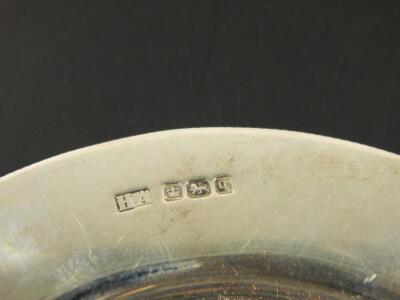 A pair of Edwardian circular dishes or pin trays - 2