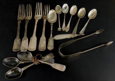 A quantity of silver