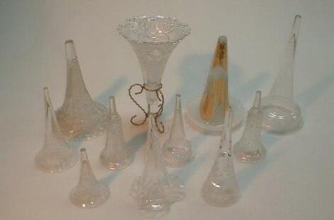 A quantity of epergne parts