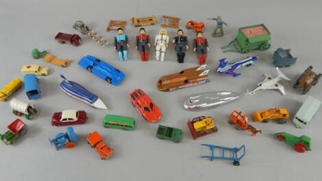 A collection of Lesney die-cast vehicles