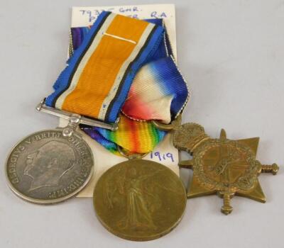 Three First World War medals