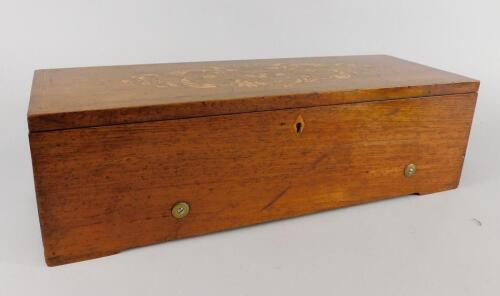 A 19thC musical box