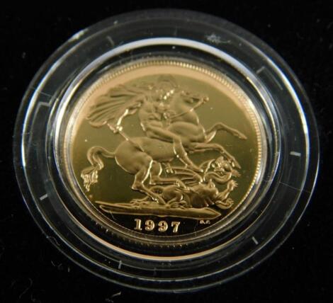 A full gold proof sovereign