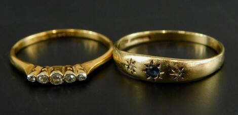Two dress rings