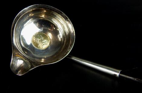 A late 18th/early 19thC silver toddy ladle