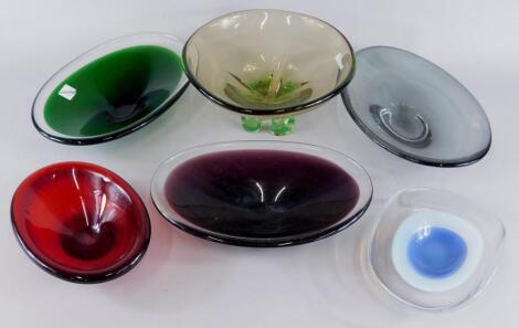 A collection of 1960's/70's Art Glass