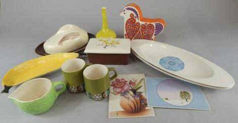 A collection of Carlton ceramics