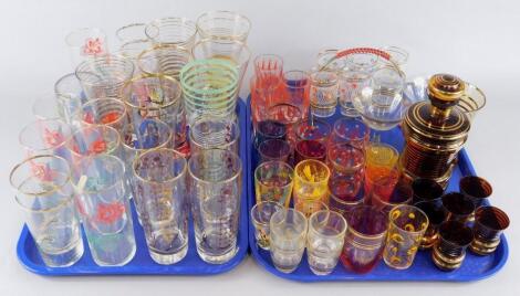 A collection of 1960's/70's retro style glasses