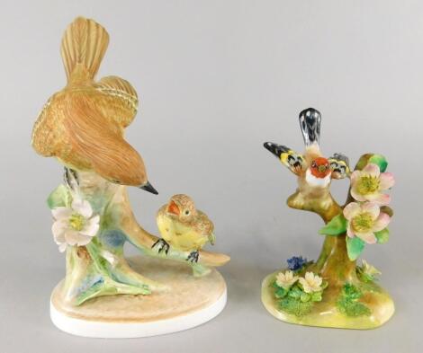 Two Crown Staffordshire style porcelain figures