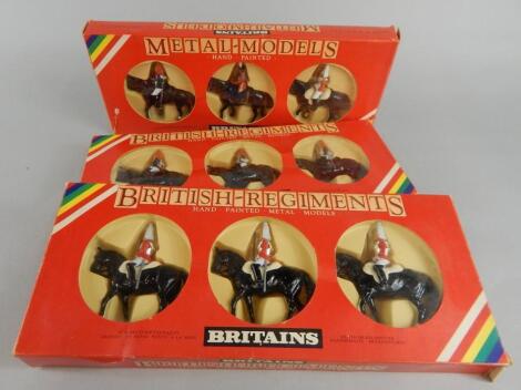 Various Britains Regiments metal models