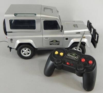 A modern Land Rover Experience 4x4 radio controlled Defender