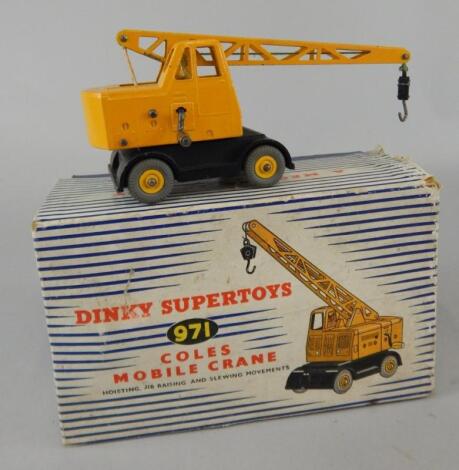 A Dinky Supertoys No. 971 Coles Mobile diecast crane