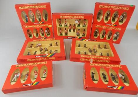 A collection of Britains hand painted die-cast models