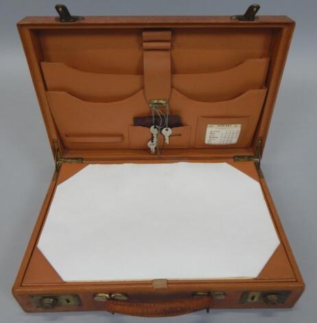 A Mappin & Webb Ltd leather briefcase