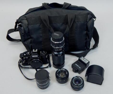 Various items of camera equipment