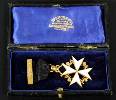 A Masonic medal by Spencer & Co of London