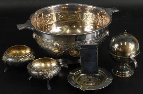 A quantity of silver plate