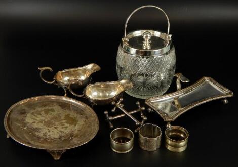 A collection of silver plate