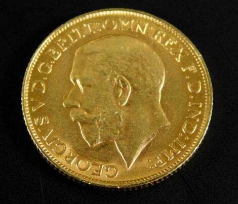 A George V full gold sovereign