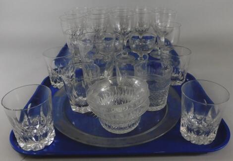 A quantity of 19thC and later glasses