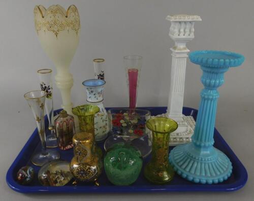 A collection of Victorian and later glass