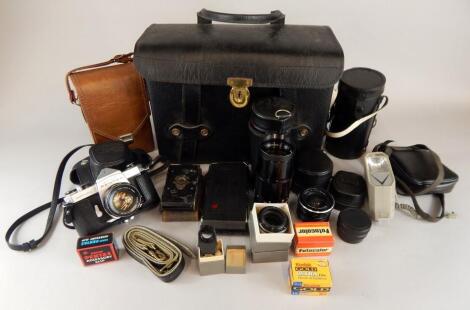 A quantity of camera equipment