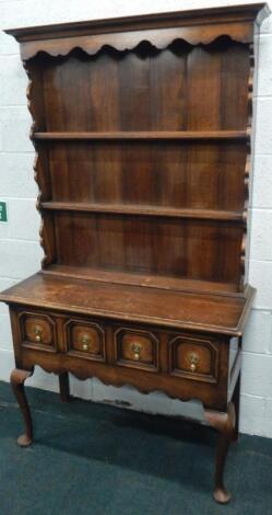 An oak dresser