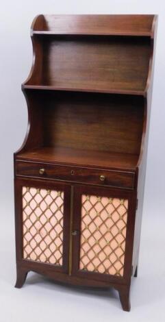 A 19thC mahogany side cabinet