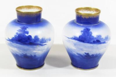 A pair of Royal Doulton vases - 2