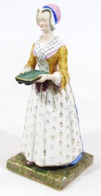 An early 19thC Meissen figure The Chocolate Lady